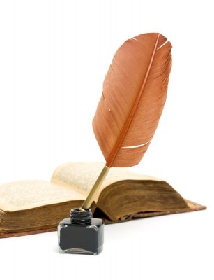 FeatherPen and book