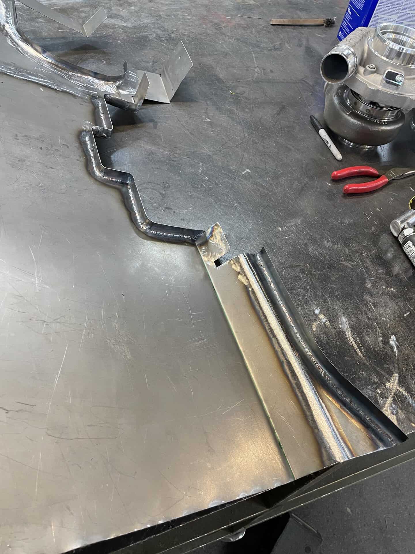 Metalwork and custom fabrication parts for a 1968 Dodge Charger restoration.