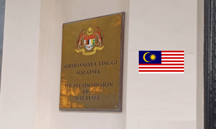 High Commission of Malaysia Sign