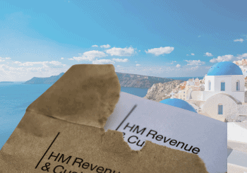 Image of Greece and HMRC letter
