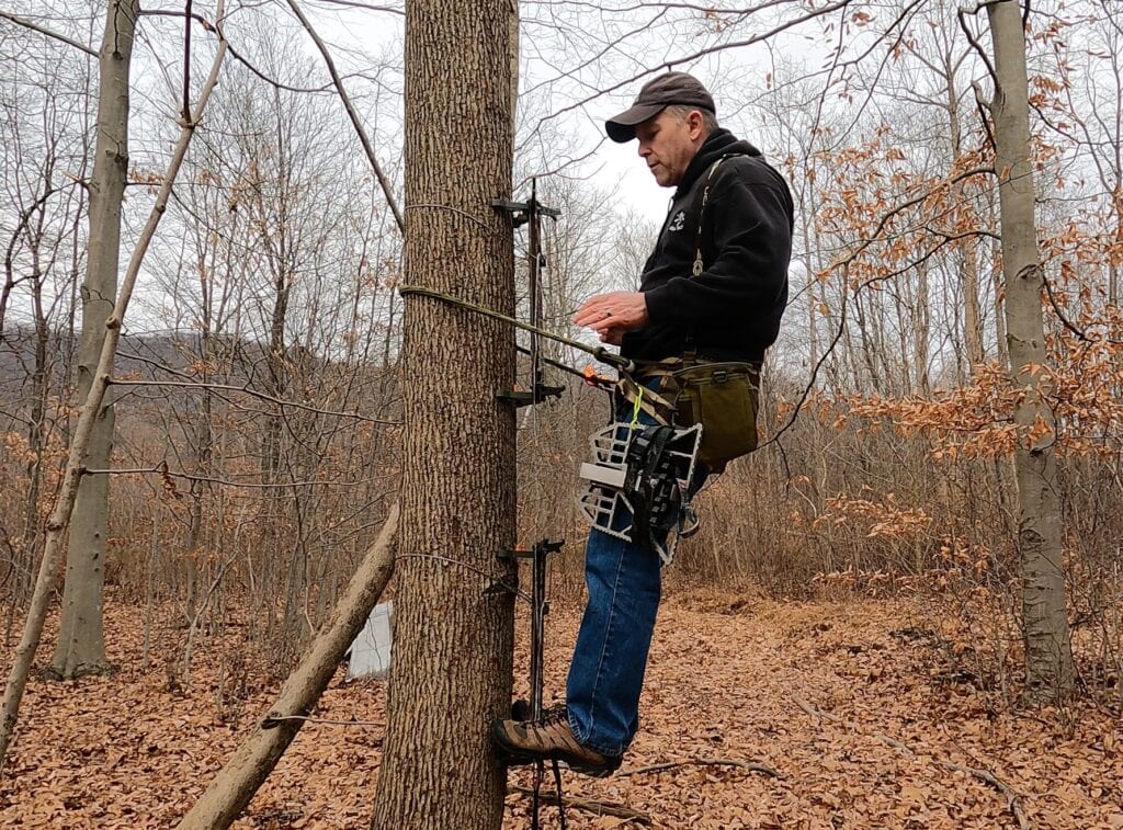 Climbing with the Skeletor Sticks