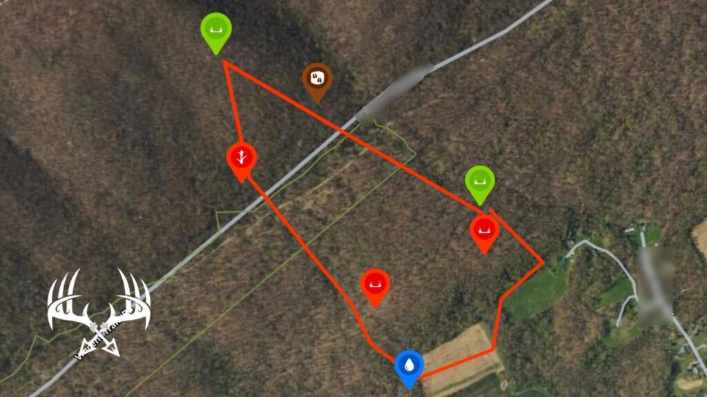 How to pattern the core area of a mature buck.