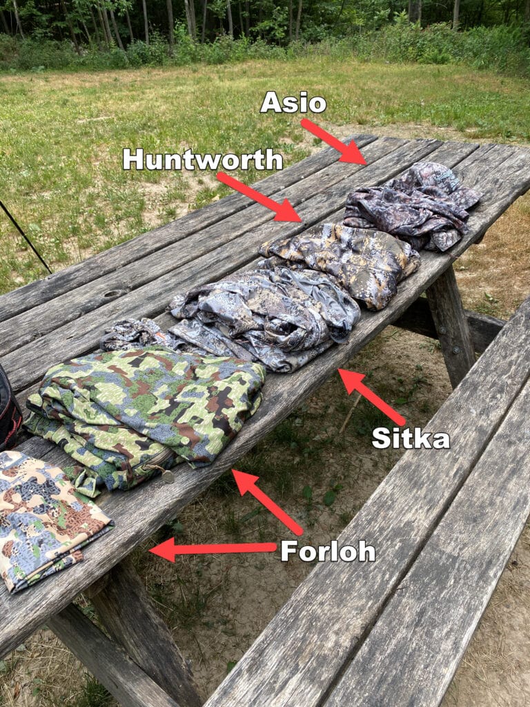 Reviewing Multiple Early Season Bow Hunting Clothing Systems