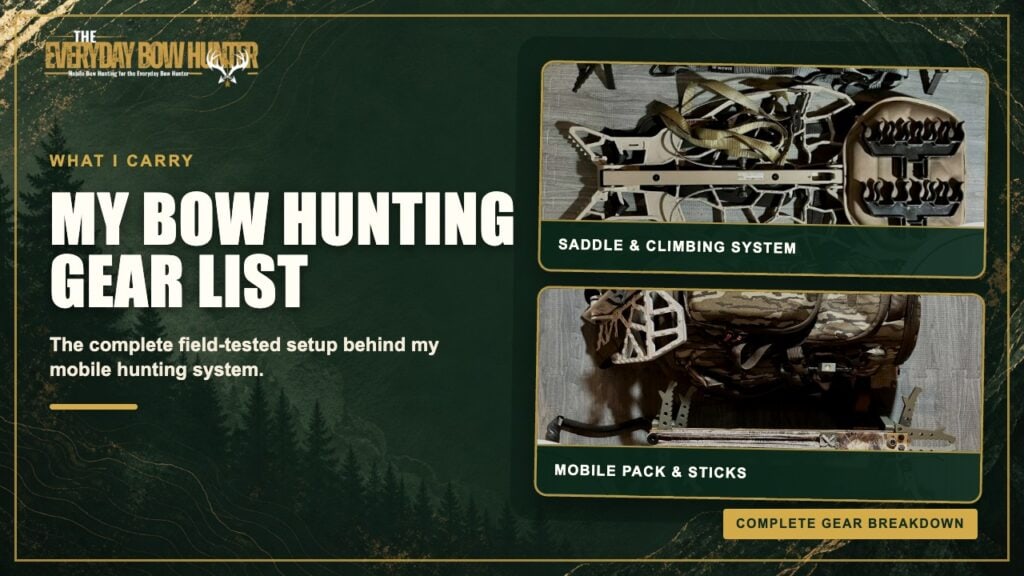 Mike Manley’s field-tested bow hunting gear list for mobile hunting