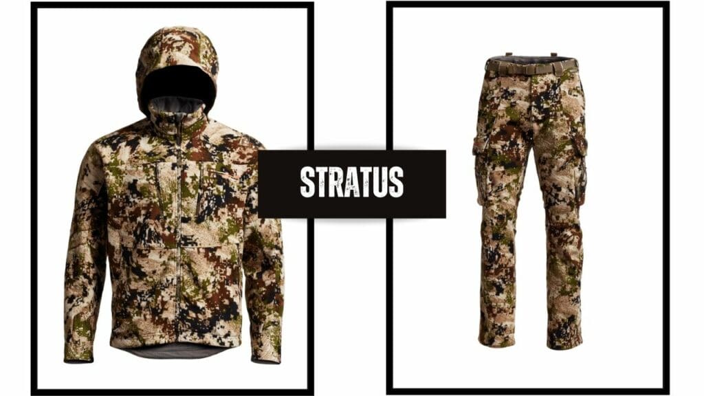 Sitka Stratus Jacket and Pants Review using the Optifade Subalpine version.