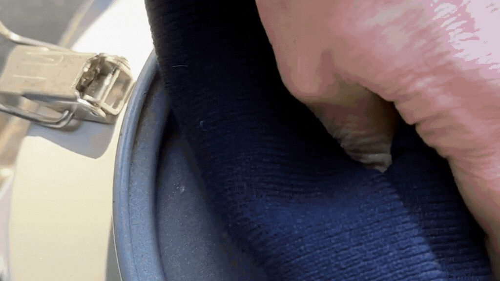 The steam erupting from another hot meal in the CanCooker Junior.