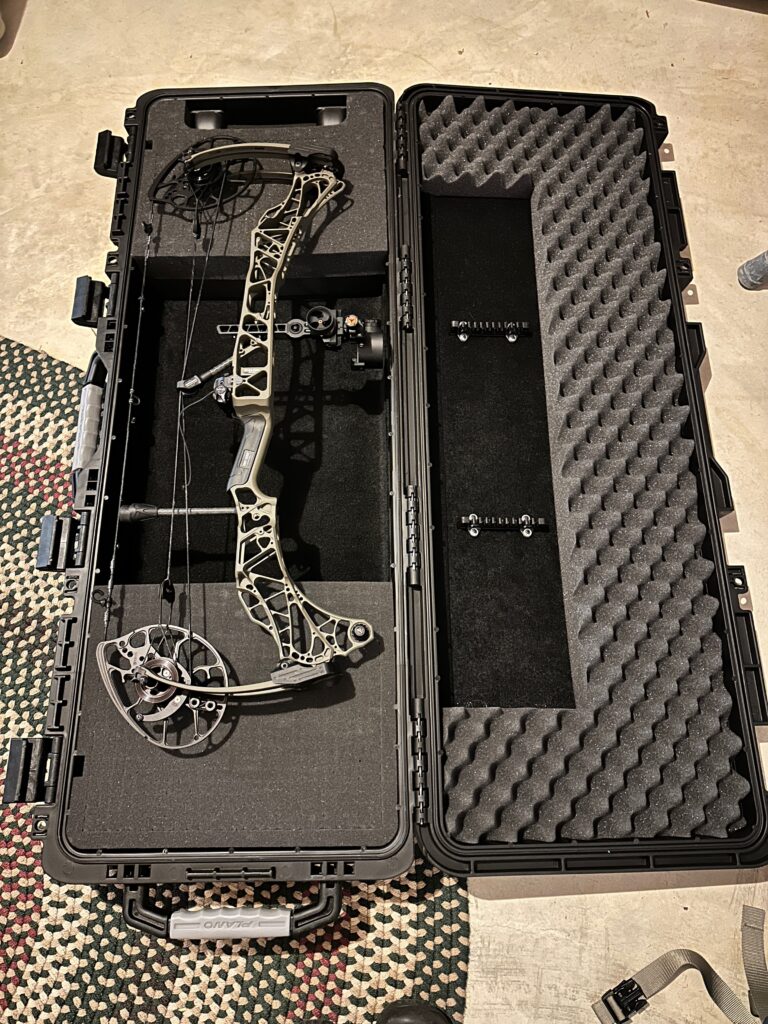 Plano Field Locker Element set up for foam cut.