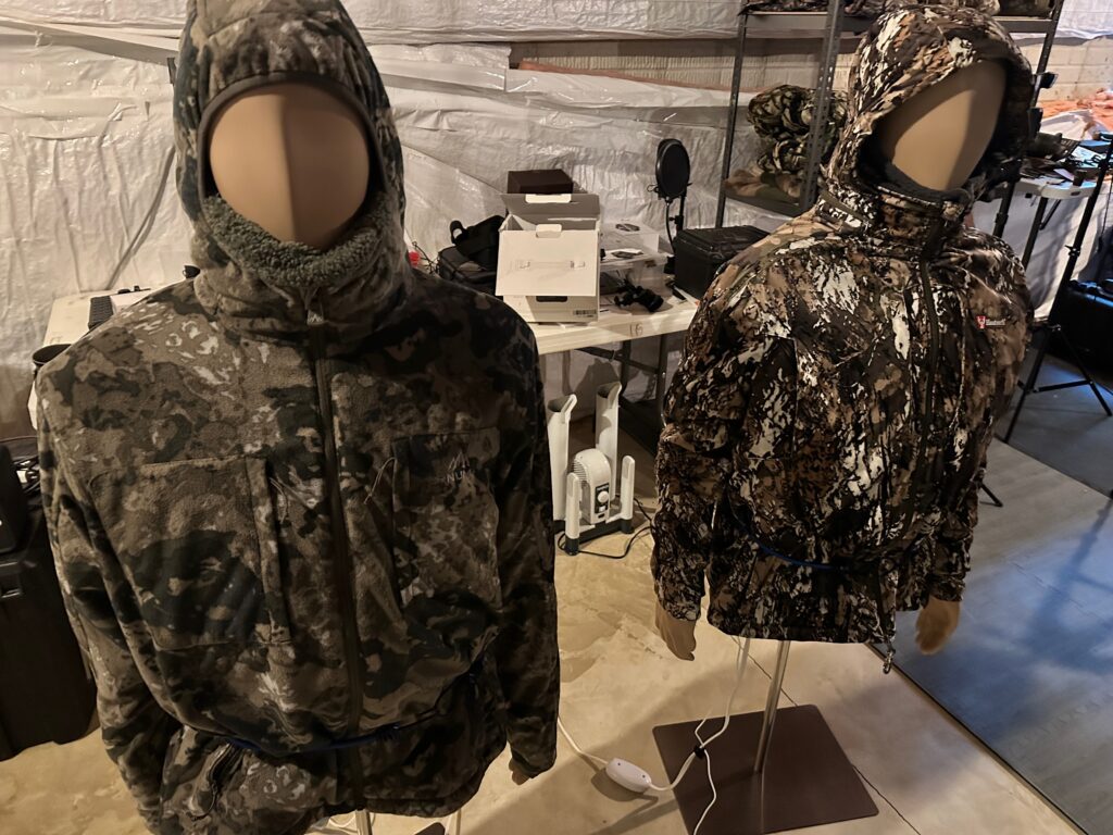 Two Thermal Mannequins used for Heat Retention Testing.