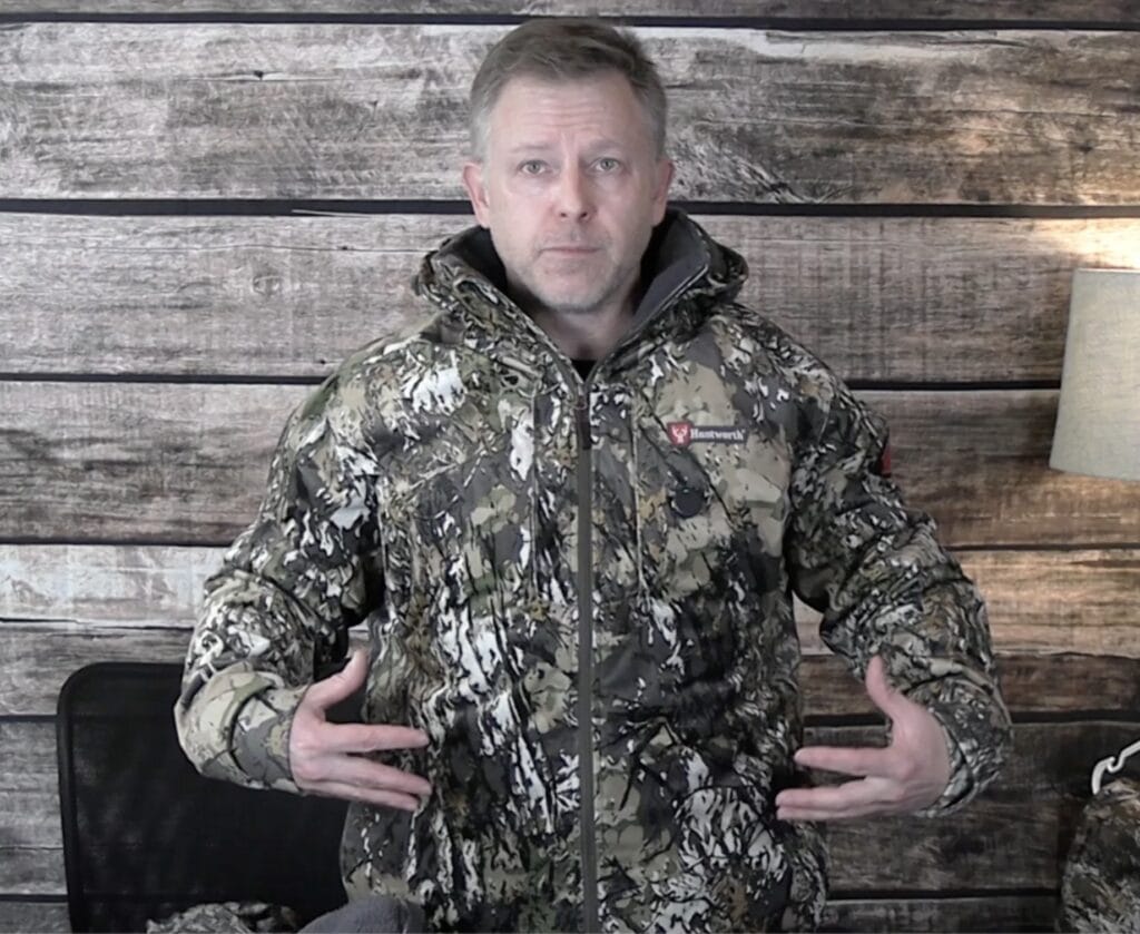 Here I am wearing the Huntworth Matterhorn Jacket.
