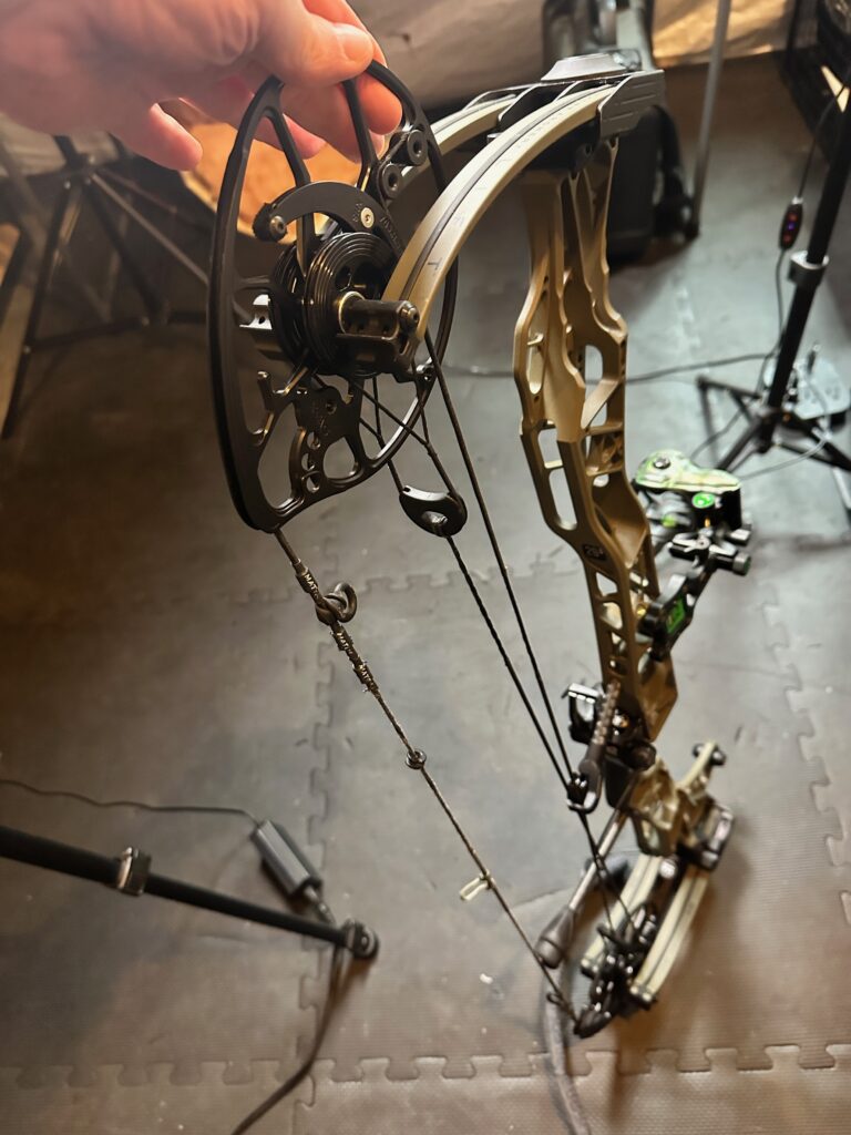 Mathews Lift standing up. Mathews Ower Manual says not to shoot an arrow that weighs less than 5 grains per pound of draw weight.