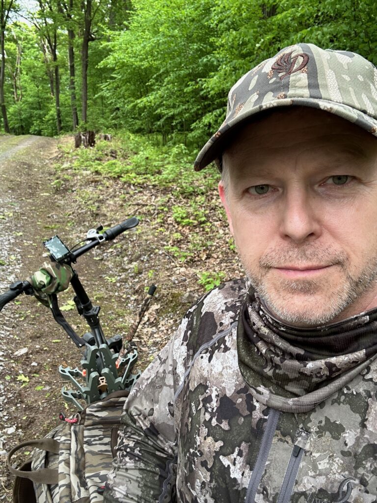 Mike hunting with his ebike