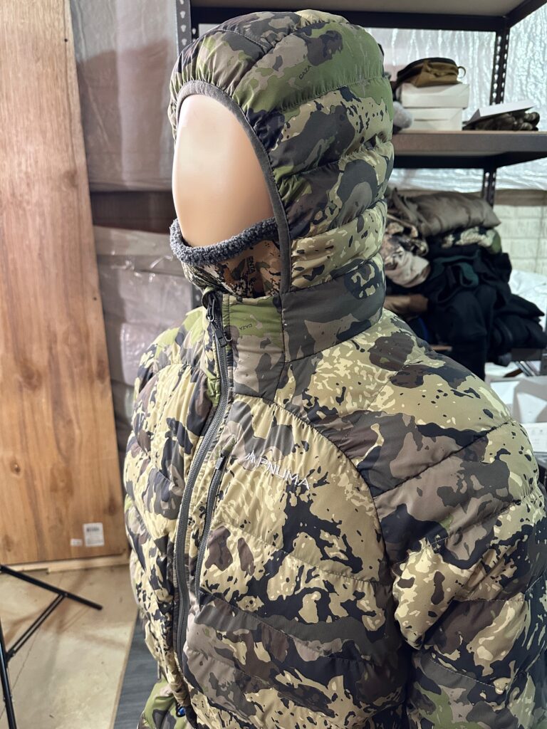Pnuma Cascade Jacket Heat Retention Test Side View