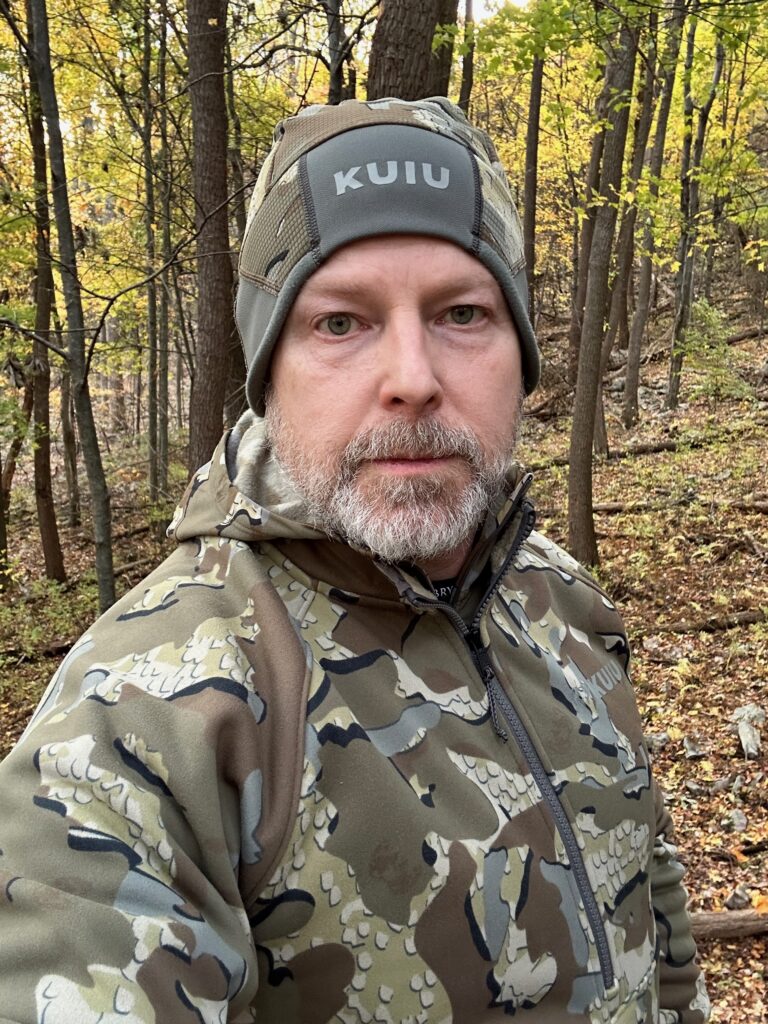 Mike wearing the Kuiu Encounter 200 Fleece