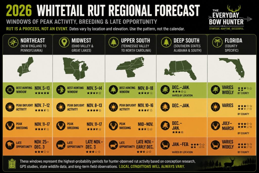 2026 Rut Regional Forecast