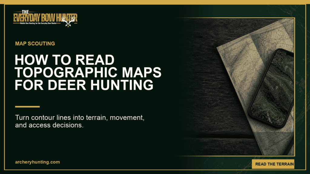 How to Read Topographic Maps for Deer Hunting