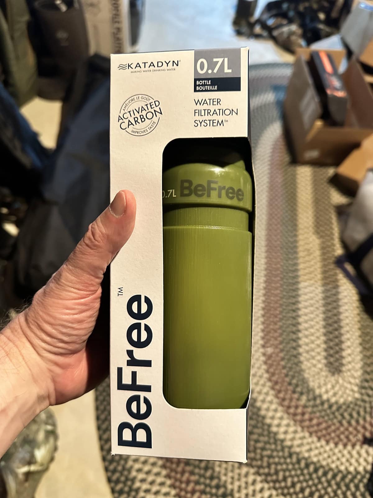 Katadyn BeFree 0.7L water filtration bottle