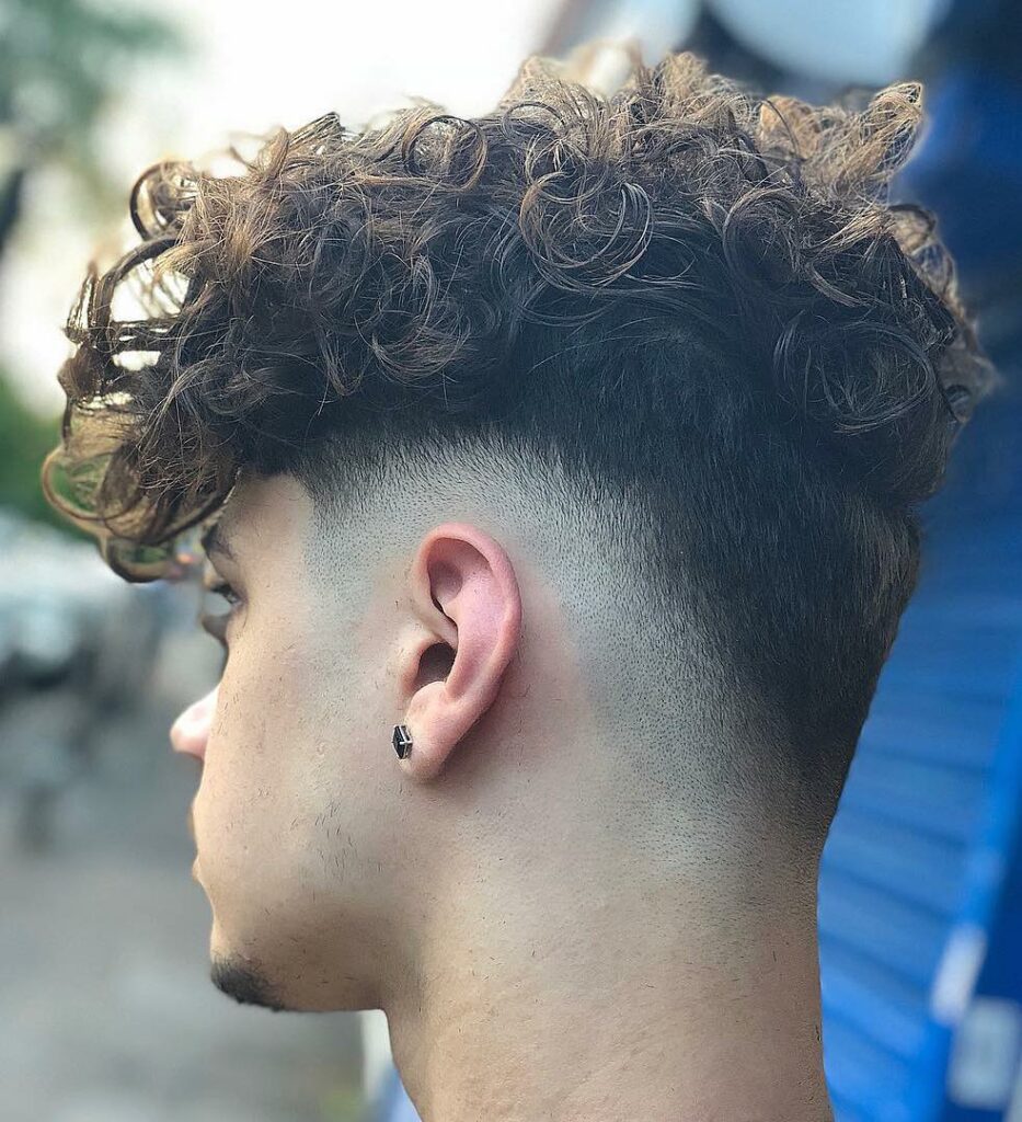 wavy low fade