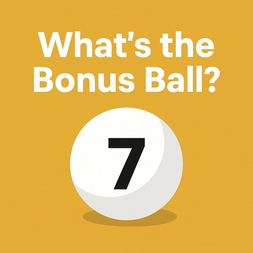 bonus ball explained with a South African Lotto ball illustration and bright background What is the lotto bonus ball