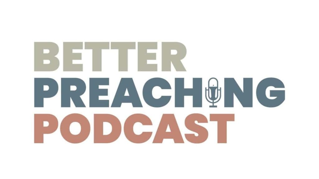 Better Preaching Podcast logo with microphone icon.