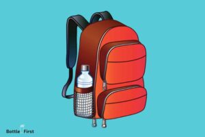 how to attach water bottle to backpack