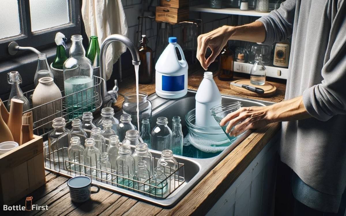 How to Sterilize Glass Bottles with Bleach