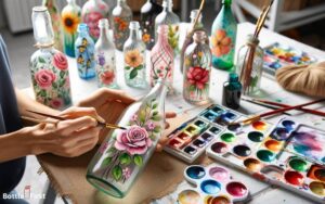 How to Watercolor Glass Bottles