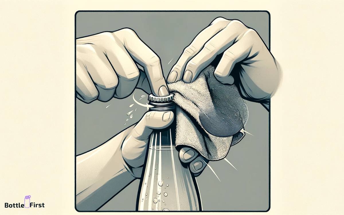 Step Use a Towel or Rubber Glove
