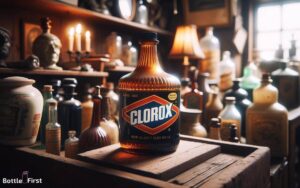 what is a brown glass clorox bottle worth