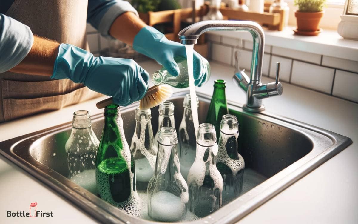 Cleaning and Preparing Glass Bottles