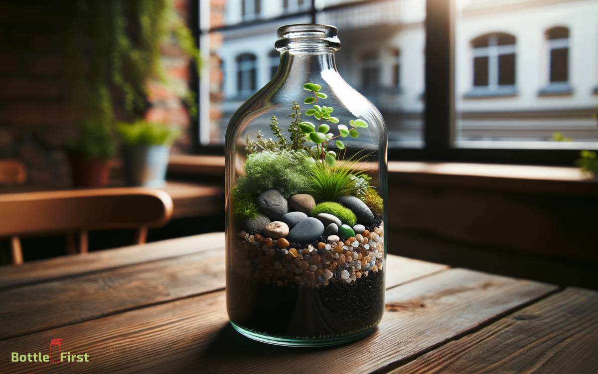 Crafting Homemade Glass Bottle Terrariums
