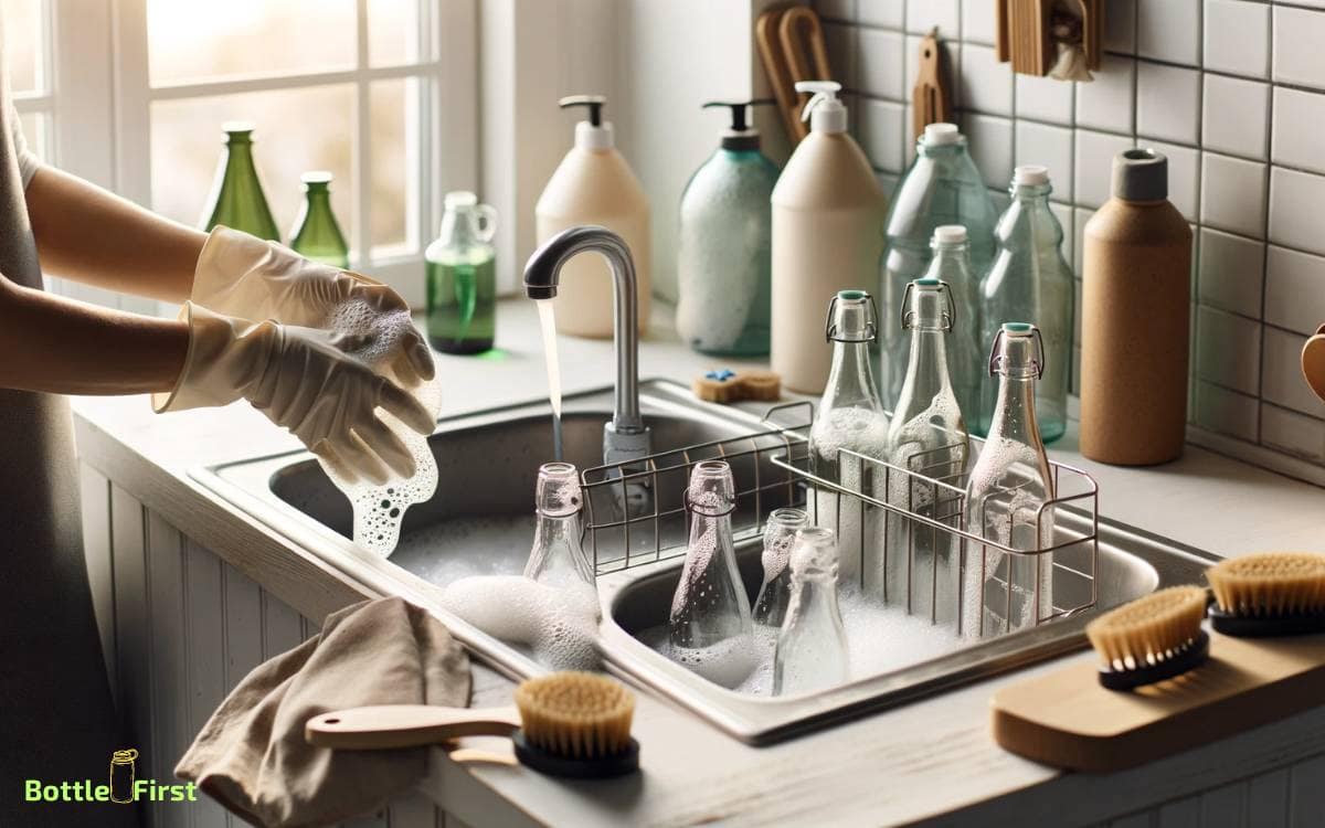 Properly Cleaning and Drying Glass Bottles
