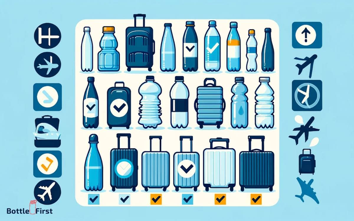 Types of Water Bottles Allowed in Checked Luggage