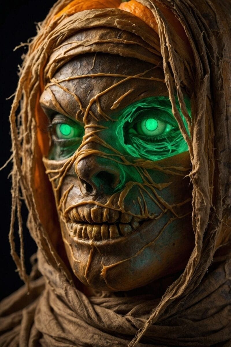 Mummy Wrapped Pumpkin ()