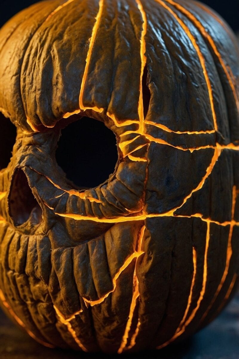 Mummy Wrapped Pumpkin ()