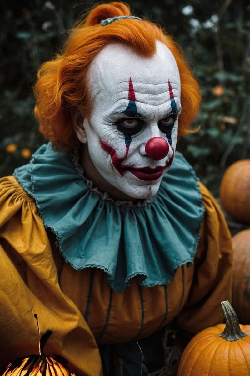 Creepy Clown Face ()