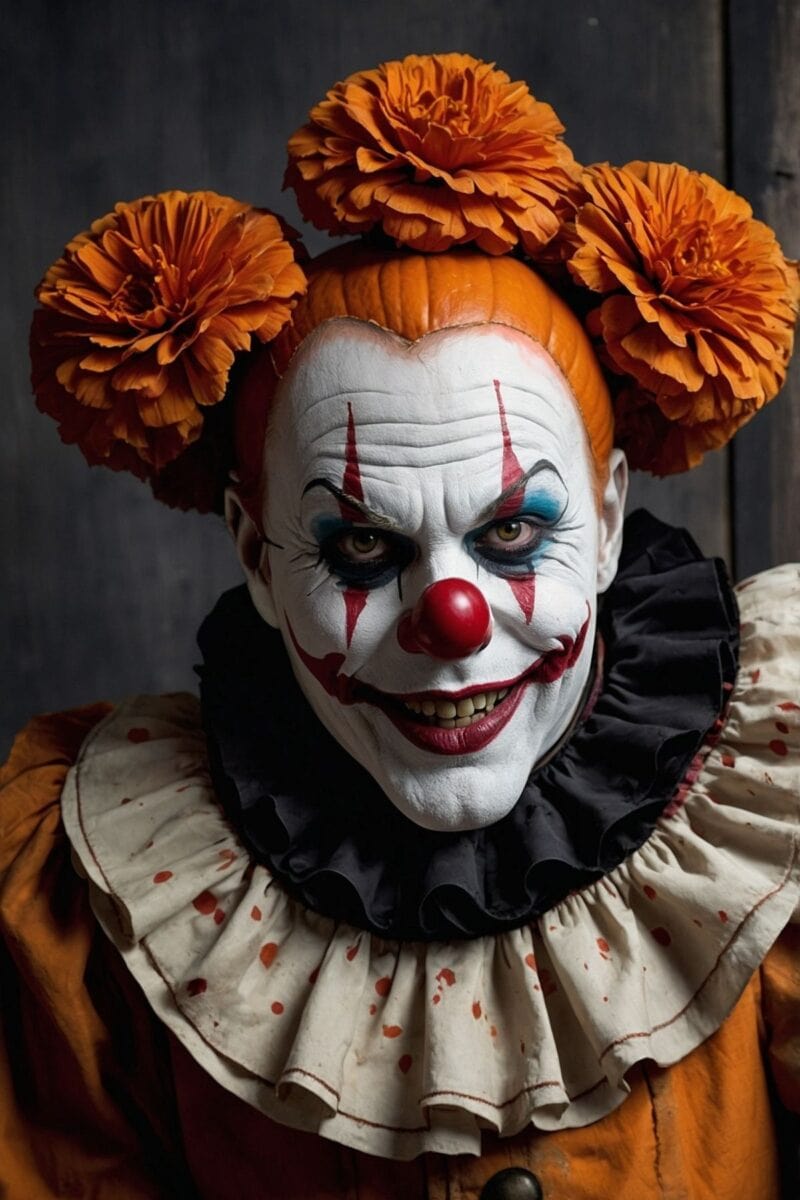 Creepy Clown Face ()