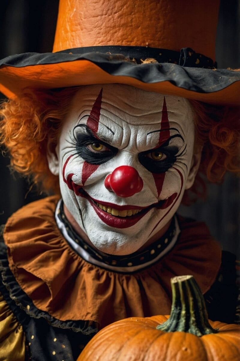 Creepy Clown Face ()