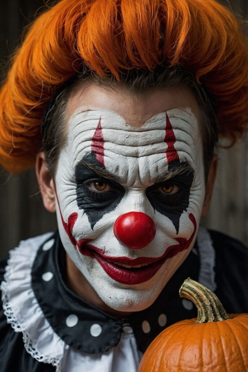 Creepy Clown Face ()