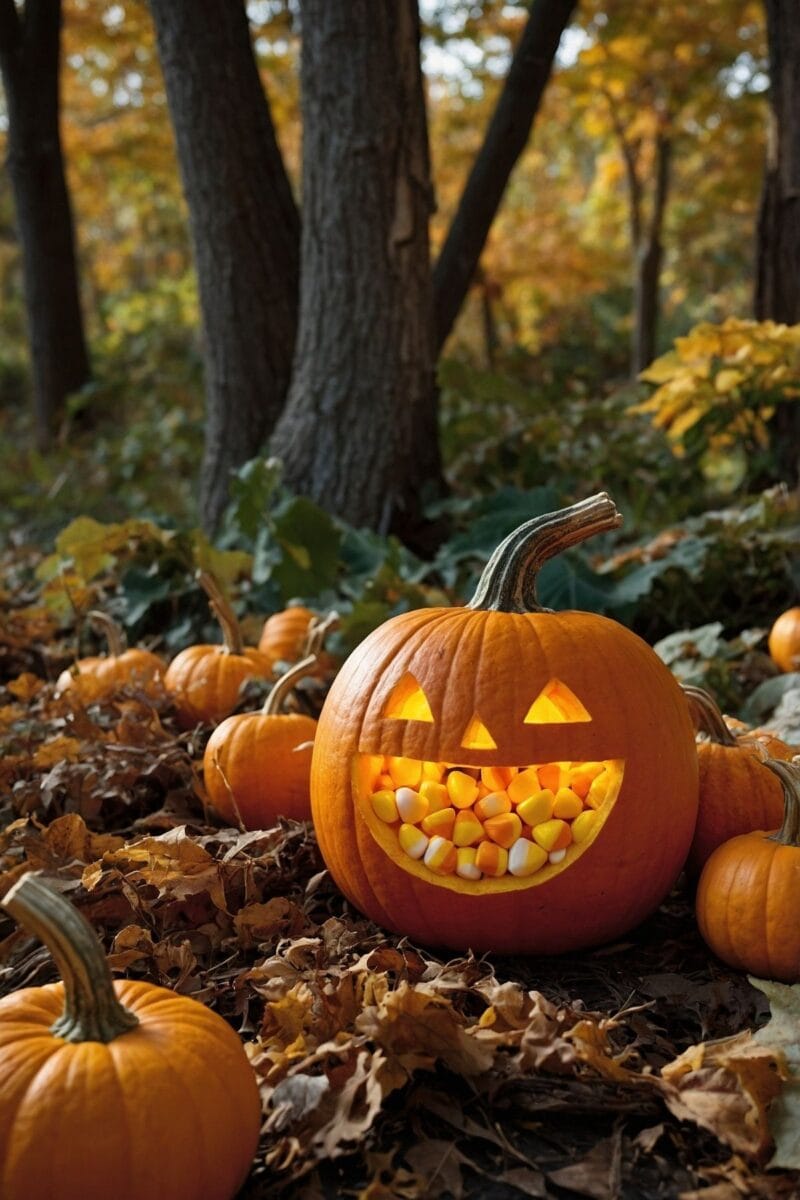Sweet Candy Corn Face ()