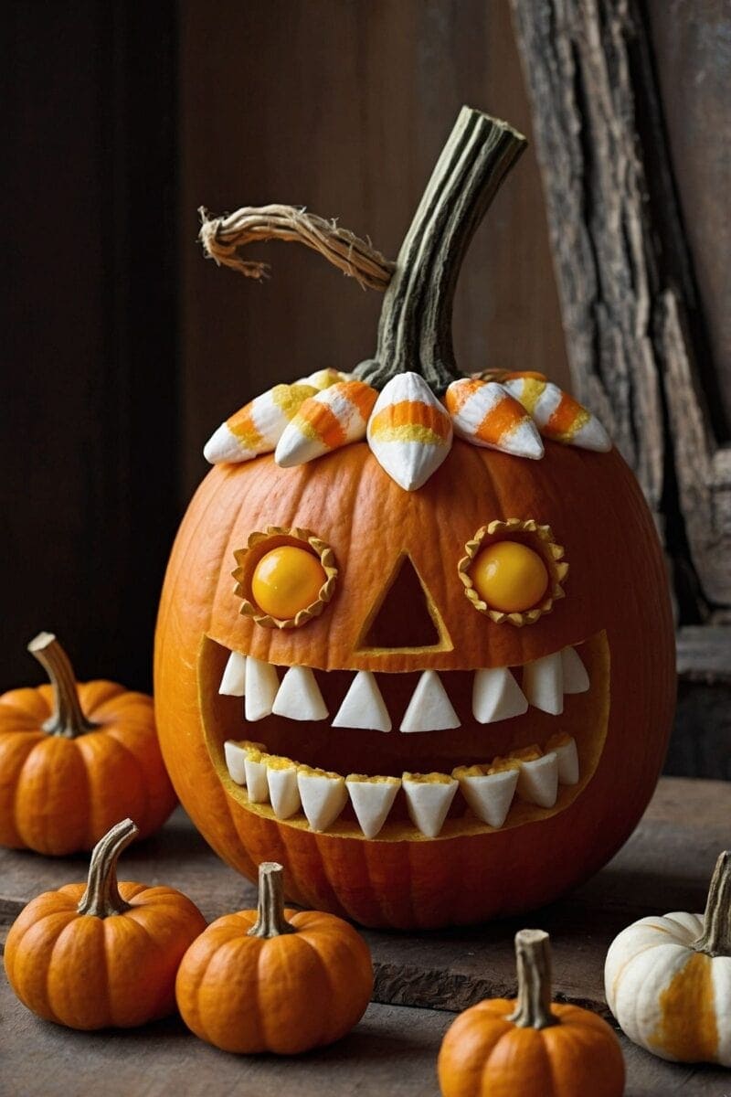 Sweet Candy Corn Face ()