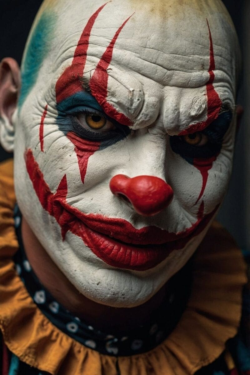 Creepy Clown Face ()