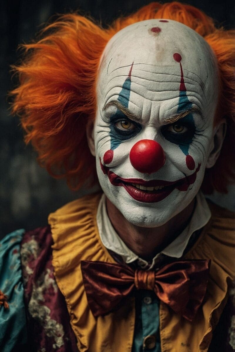Creepy Clown Face ()