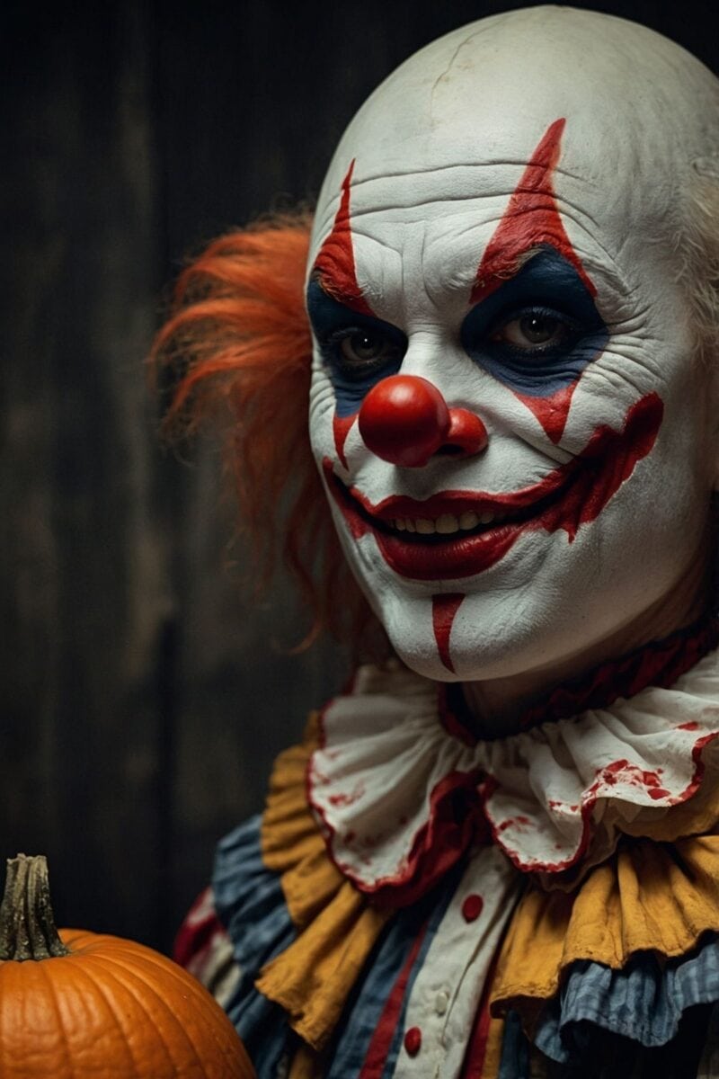 Creepy Clown Face ()