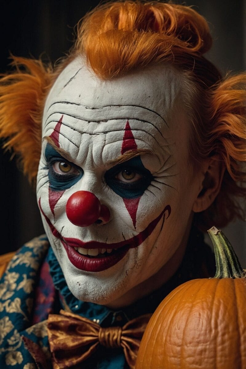 Creepy Clown Face ()