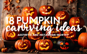 18 Pumpkin Carving Ideas Aesthetic and Instagram Worthy