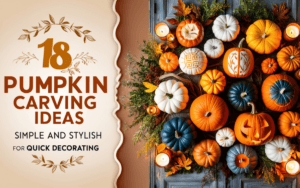18 Pumpkin Carving Ideas Simple and Stylish for Quick Decorating