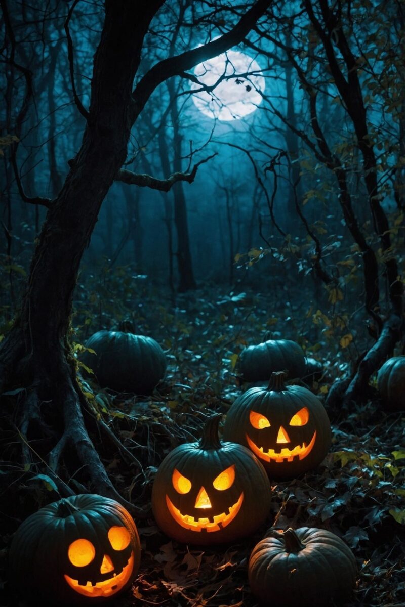 Haunted Forest Scene ()