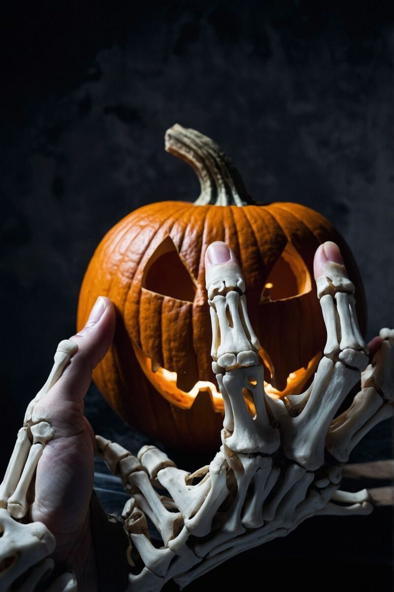 Skeleton Hands Reach ()