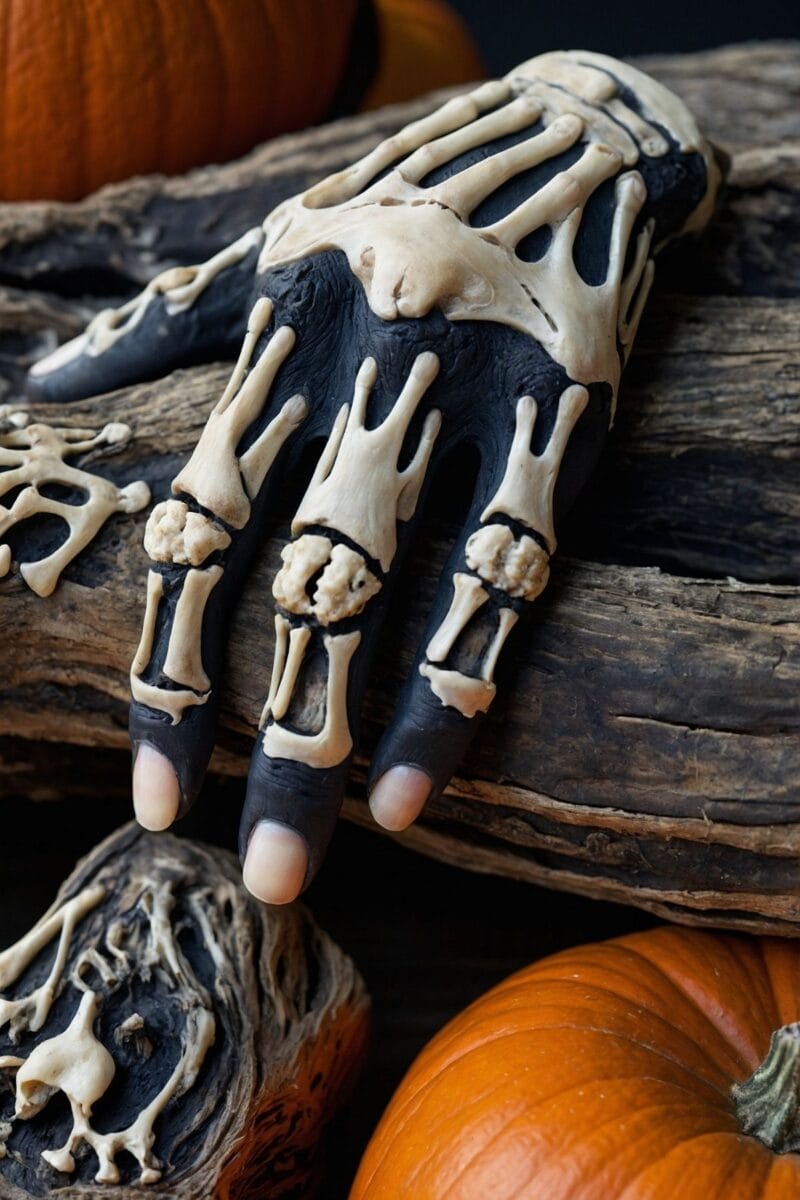 Skeleton Hands Reach ()