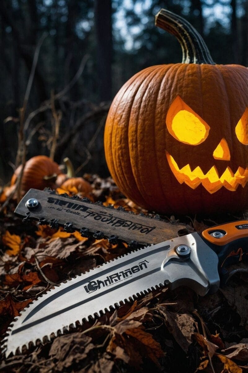 Chilling Chainsaw Art ()